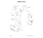 Whirlpool WRF532SMHZ04 cabinet parts diagram
