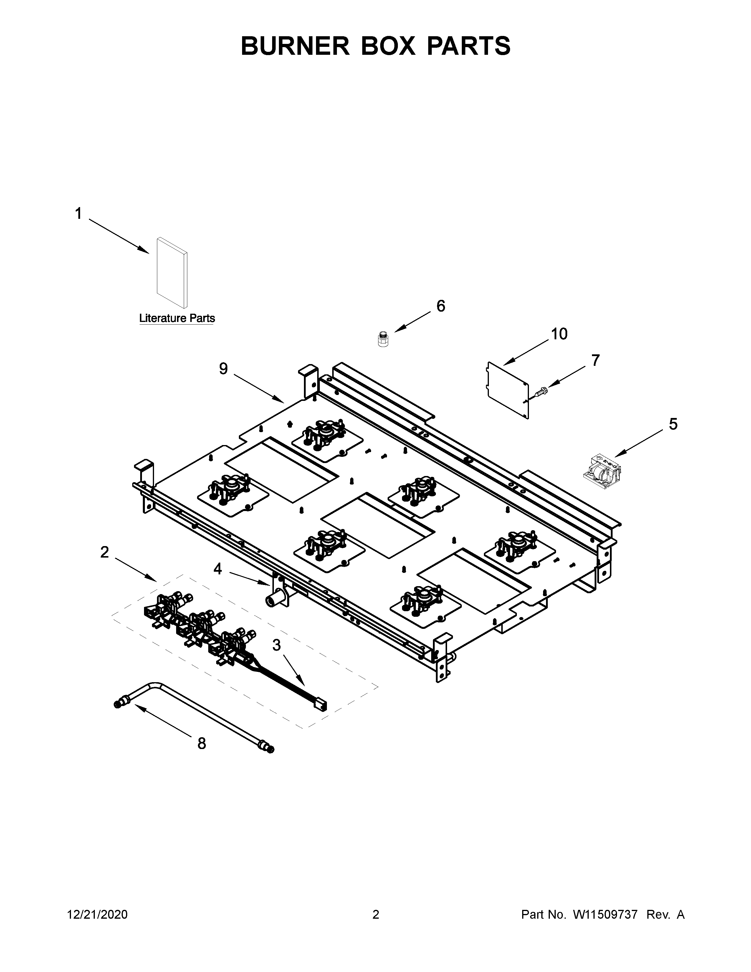 BURNER BOX PARTS