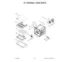 KitchenAid KFDC558JSS01 18" internal oven parts diagram