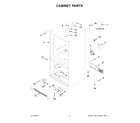 Maytag MBF1958FEZ05 cabinet parts diagram