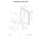 Maytag MBF1958FEZ05 refrigerator door parts diagram