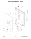 Refrigerator door parts