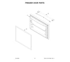 Maytag MBF1958FEZ05 freezer door parts diagram