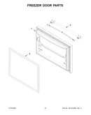 Freezer door parts