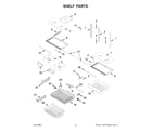 Maytag MBF1958FEZ05 shelf parts diagram