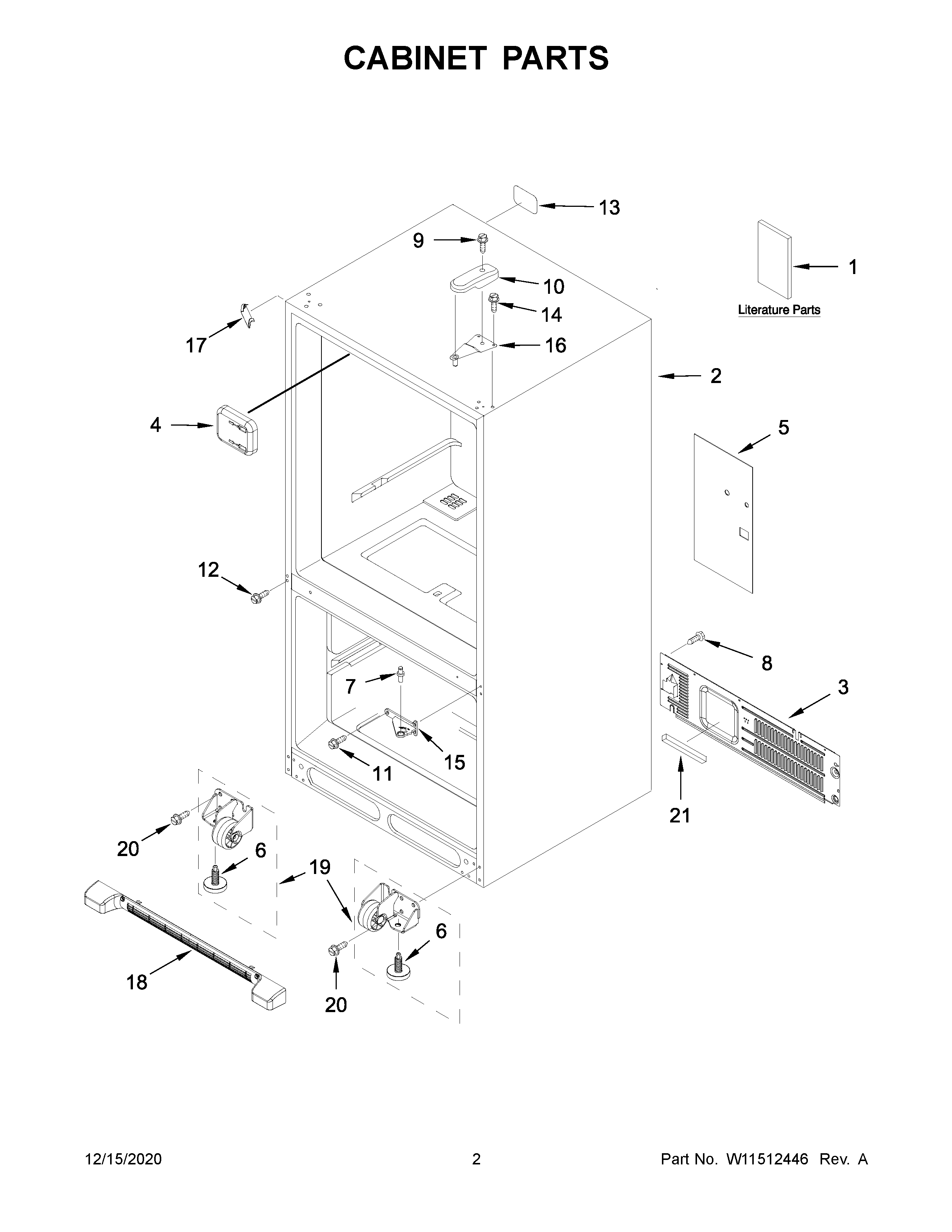 Cabinet parts