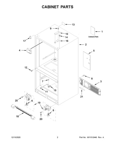 Cabinet parts