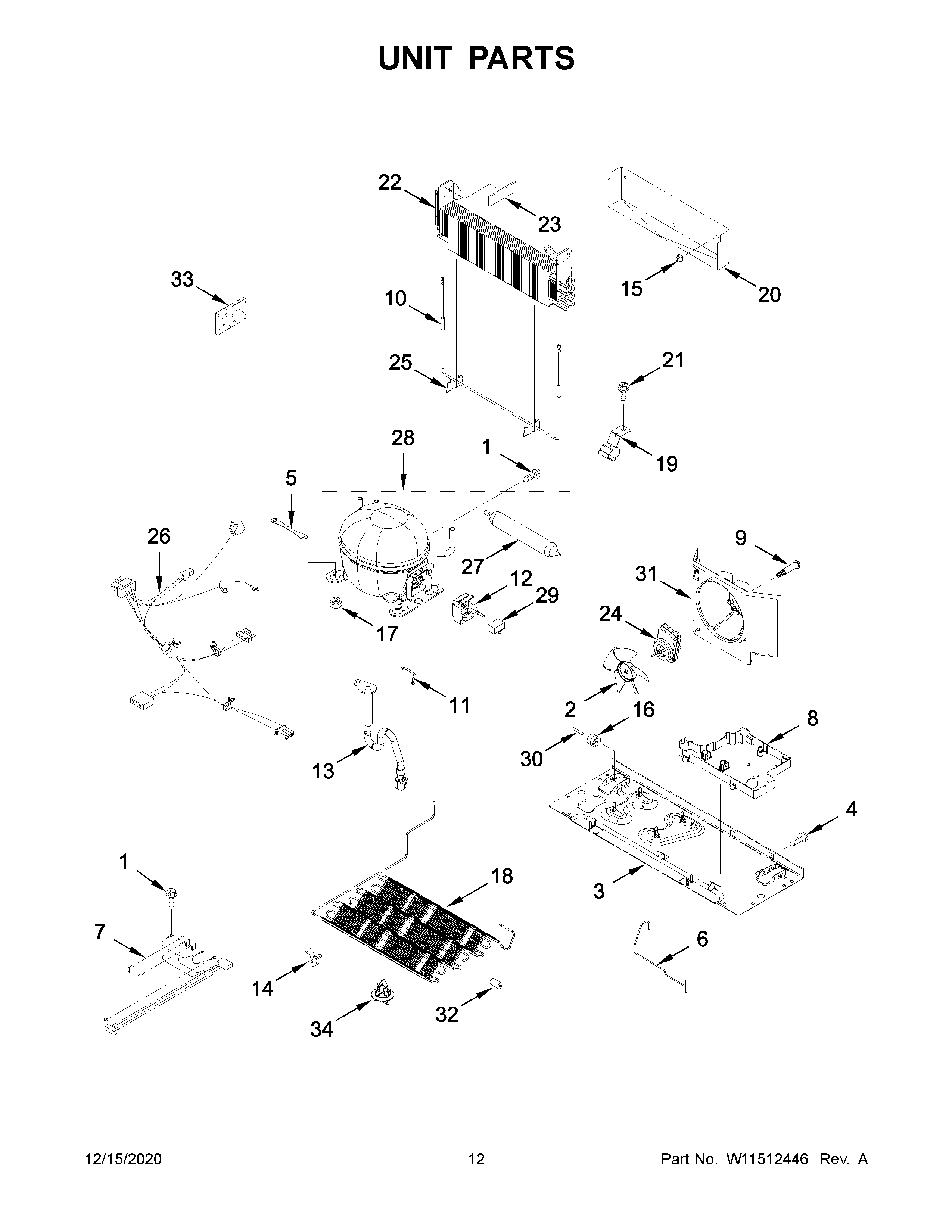Unit parts