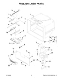 Freezer liner parts