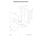 KitchenAid KRBR102ESS02 refrigerator door parts diagram