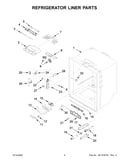 Refrigerator liner parts