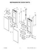 Refrigerator door parts