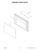 Freezer door parts