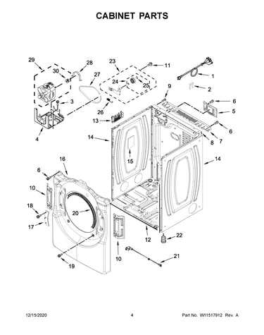 Cabinet parts