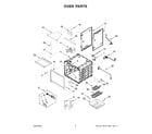 KitchenAid KFGC506JBK01 oven parts diagram