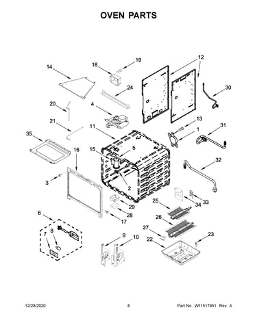 Oven parts