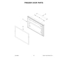 KitchenAid KRFF305EBS03 freezer door parts diagram