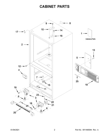 Cabinet parts