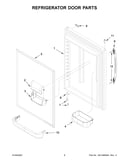 Refrigerator door parts