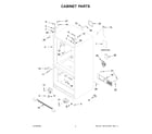 Maytag MFF2558FEZ06 cabinet parts diagram