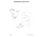 Maytag MFF2558FEZ06 refrigerator liner parts diagram