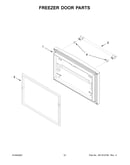 Freezer door parts