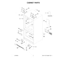 Whirlpool WRF532SNHW02 cabinet parts diagram