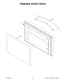 Freezer door parts