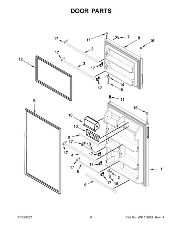 Door parts