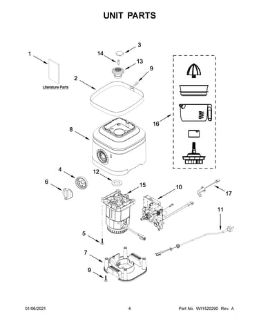 Unit parts