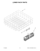 Lower rack parts