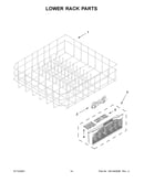 Lower rack parts