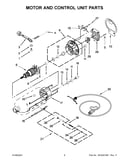 Motor and control unit parts