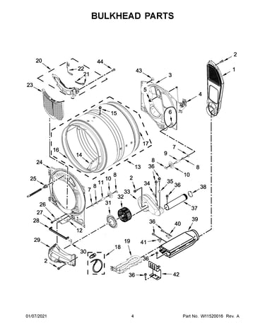 Bulkhead parts