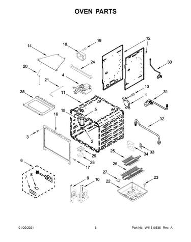 Oven parts