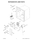 Refrigerator liner parts