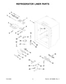 Refrigerator liner parts