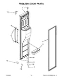 Freezer door parts