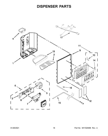 Dispenser parts