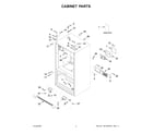 Maytag MFI2570FEZ09 cabinet parts diagram