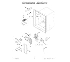 Maytag MFI2570FEZ09 refrigerator liner parts diagram