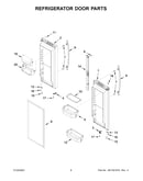 Refrigerator door parts