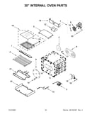 30" internal oven parts