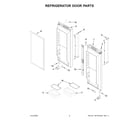 KitchenAid KRFC302ESS03 refrigerator door parts diagram