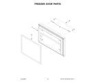 KitchenAid KRFC302ESS03 freezer door parts diagram