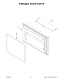 Freezer door parts