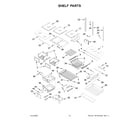 KitchenAid KRFC302ESS03 shelf parts diagram