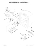 Refrigerator liner parts