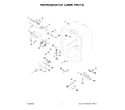 Maytag MFC2062FEZ05 refrigerator liner parts diagram
