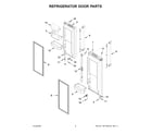 Maytag MFC2062FEZ05 refrigerator door parts diagram